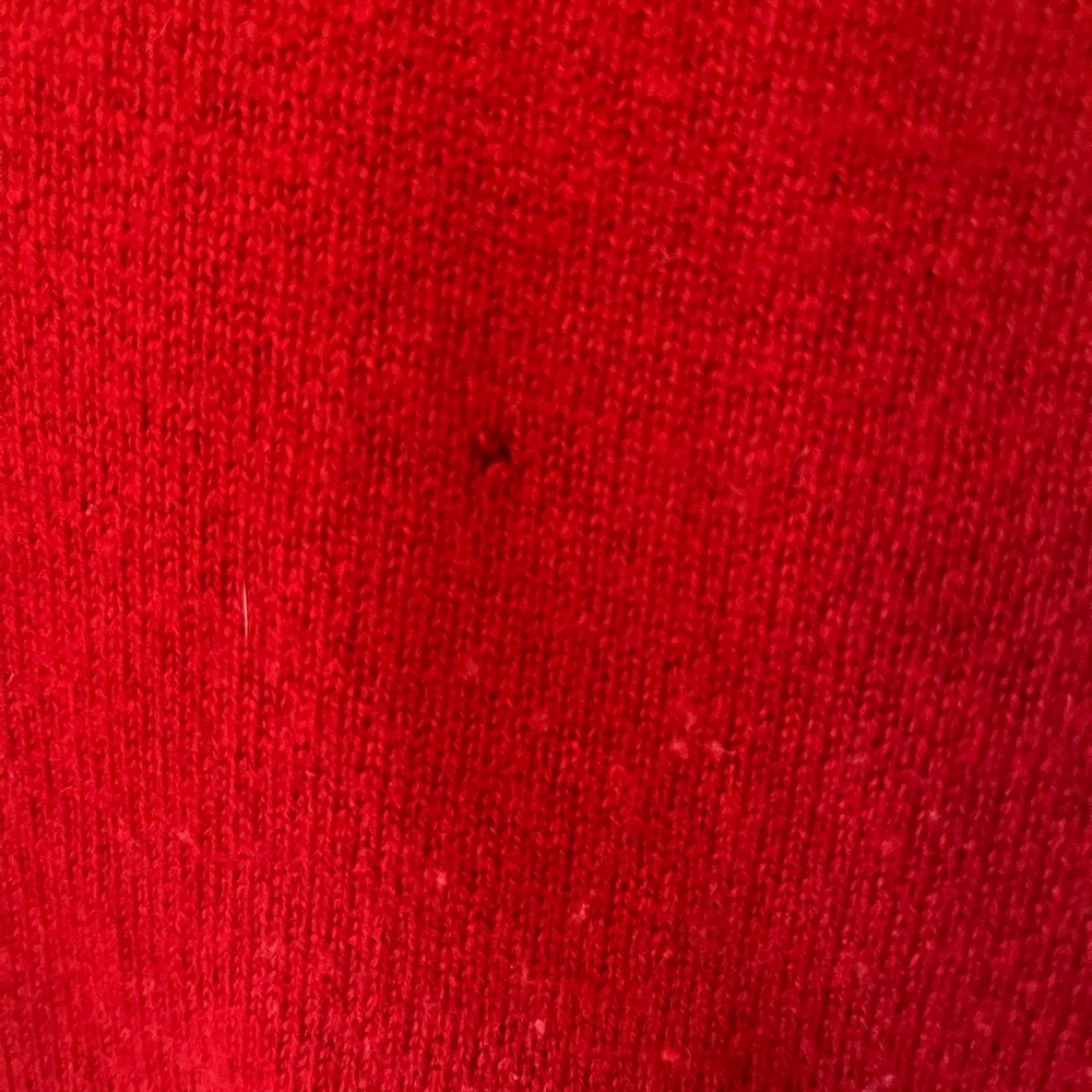 Women's Red Sweater - Picture 6 of 7
